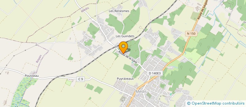 localisation de l'entreprise DRYADE  MEDIS