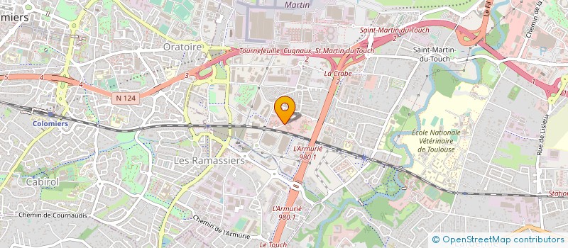 localisation de l'entreprise DRYAS à BLAGNAC