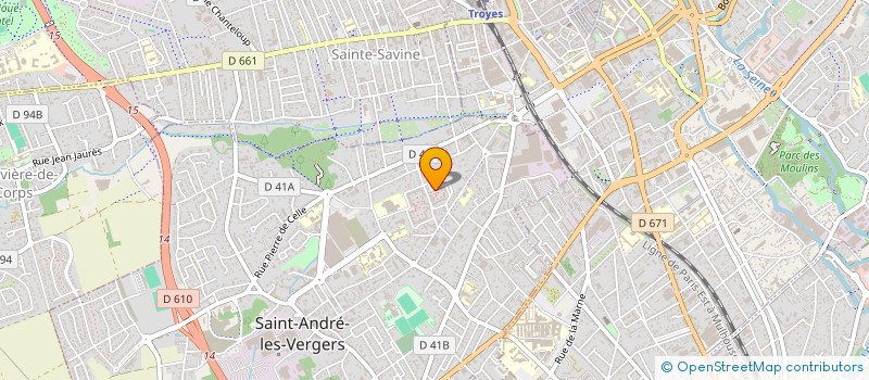 localisation de l'entreprise DRYAT MELODY  SAINT-ANDRE-LES-VERGERS