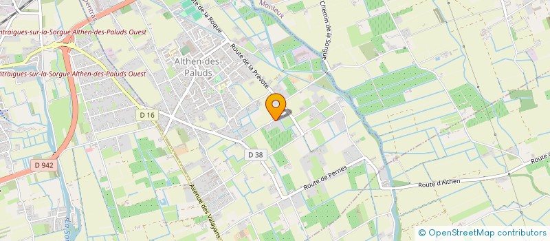 localisation de l'entreprise DRYM  ALTHEN-DES-PALUDS