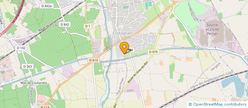 localisation de l'entreprise DRYM  CODOGNAN