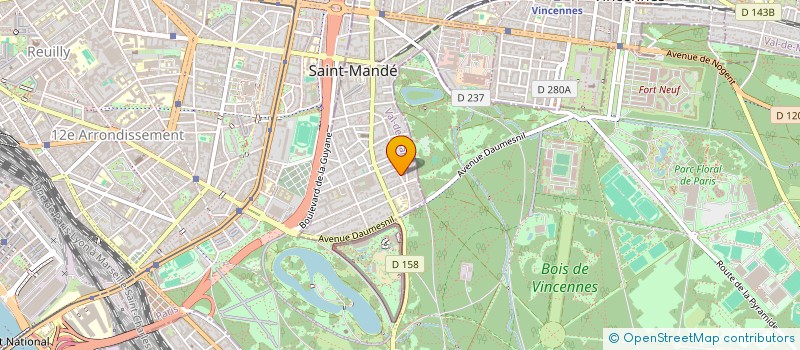 localisation de l'entreprise DRYM IMMO  SAINT-MANDE