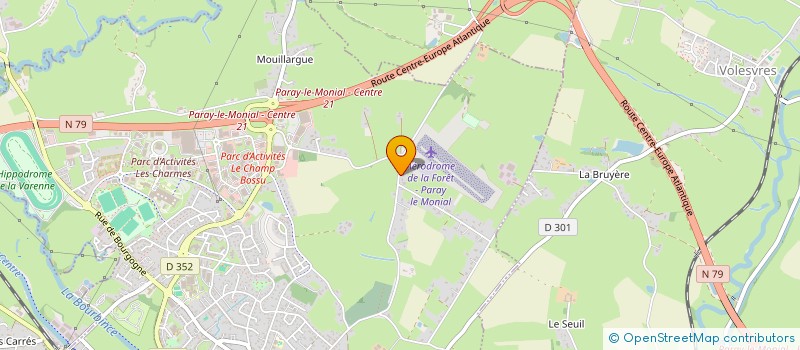 localisation de l'entreprise DRYMO  PARAY-LE-MONIAL