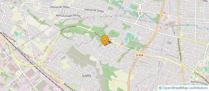 localisation de l'entreprise DRYN à LONS