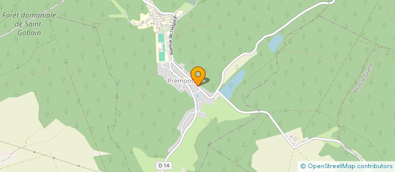 localisation de l'entreprise DRYS HOLDING  PREMONTRE