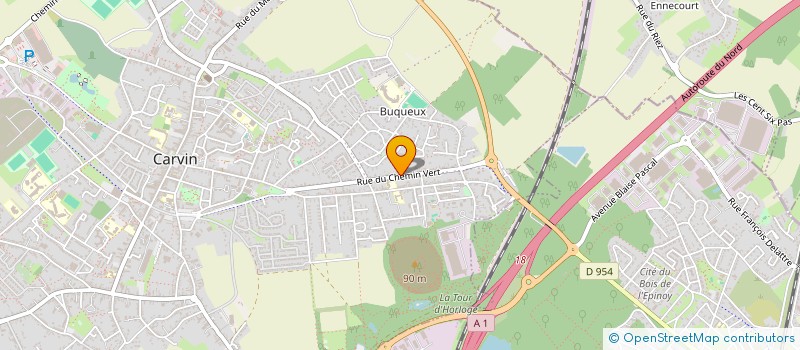 localisation de l'entreprise DRYSSENS SIX  CARVIN