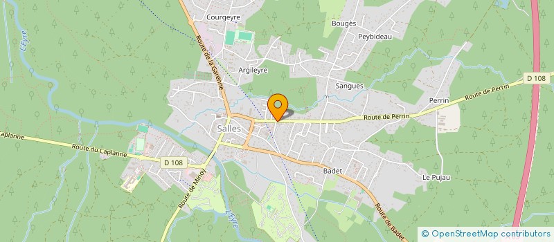 localisation de l'entreprise DRYWALL AQUITAINE à SALLES