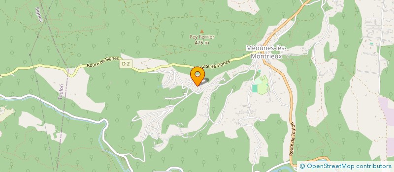 localisation de l'entreprise DS 13  MEOUNES-LES-MONTRIEUX