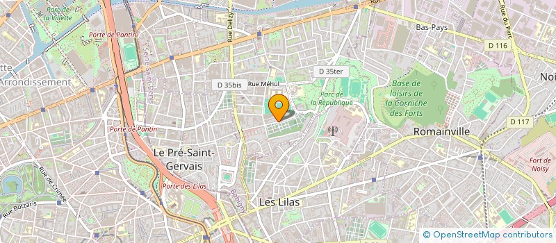 localisation de l'entreprise DS 240 à PANTIN