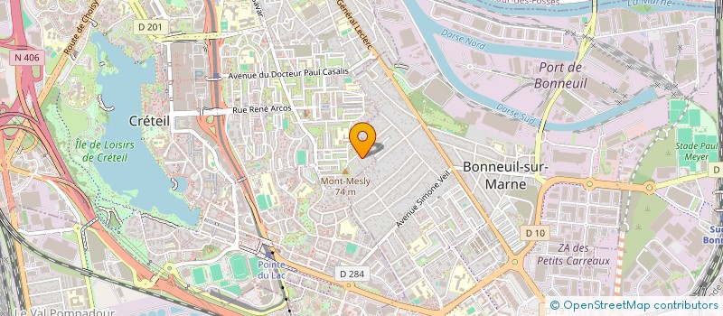 localisation de l'entreprise DS 26  CRETEIL