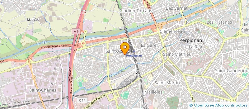 localisation de l'entreprise DS  PERPIGNAN