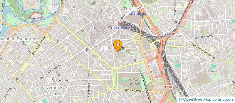 localisation de l'entreprise DS à LILLE