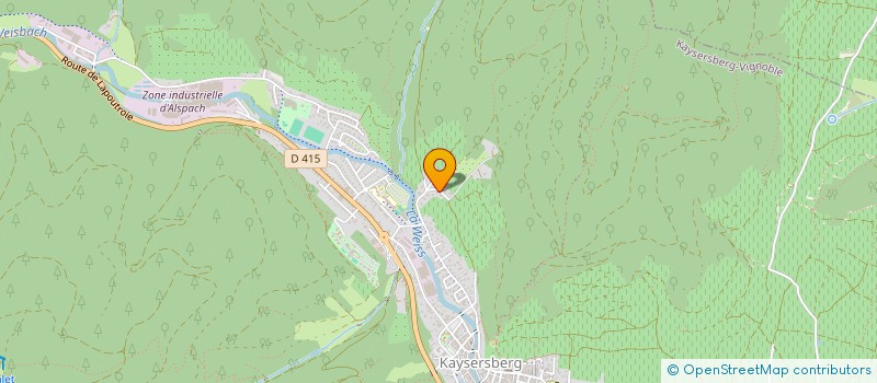 localisation de l'entreprise DS  KAYSERSBERG VIGNOBLE