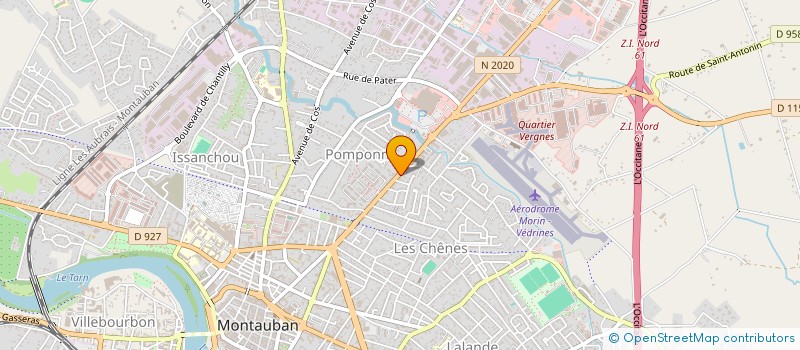 localisation de l'entreprise DS  MONTAUBAN