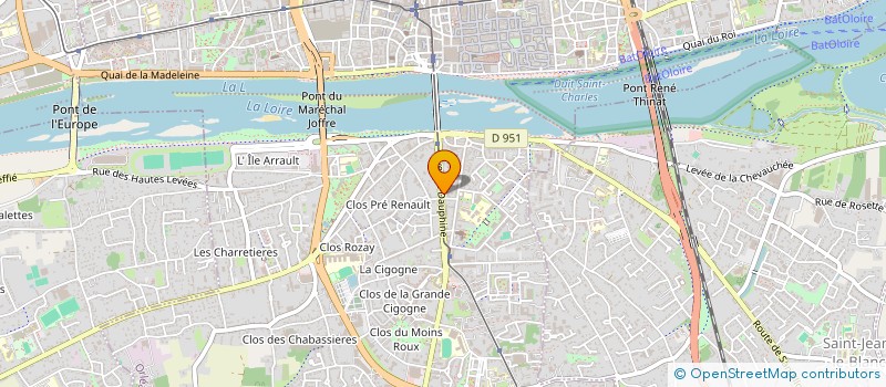 localisation de l'entreprise DS à ORLEANS