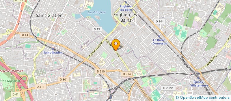 localisation de l'entreprise DS à ENGHIEN-LES-BAINS