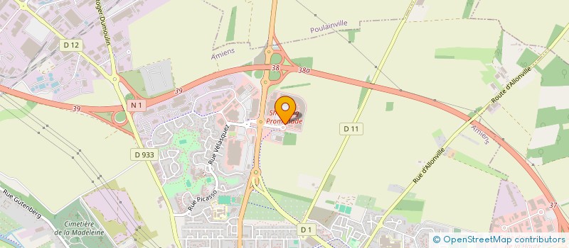 localisation de l'entreprise DS  AMIENS