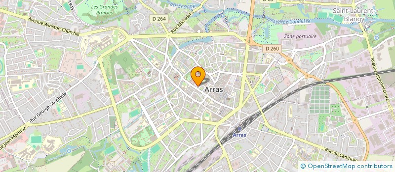localisation de l'entreprise DS à ARRAS