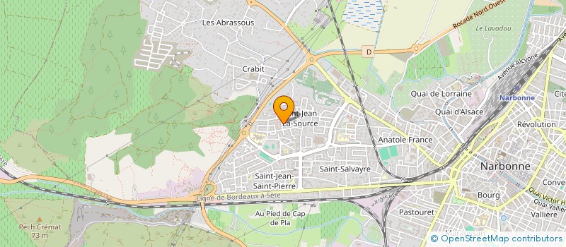localisation de l'entreprise DS à NARBONNE