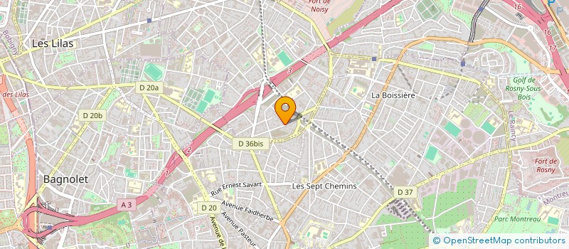 localisation de l'entreprise DS à ROMAINVILLE