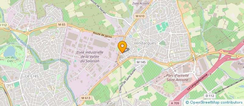 localisation de l'entreprise DS à VENDARGUES