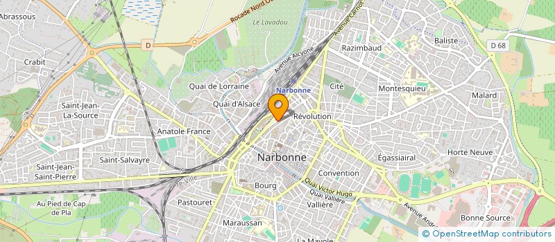 localisation de l'entreprise DS à NARBONNE