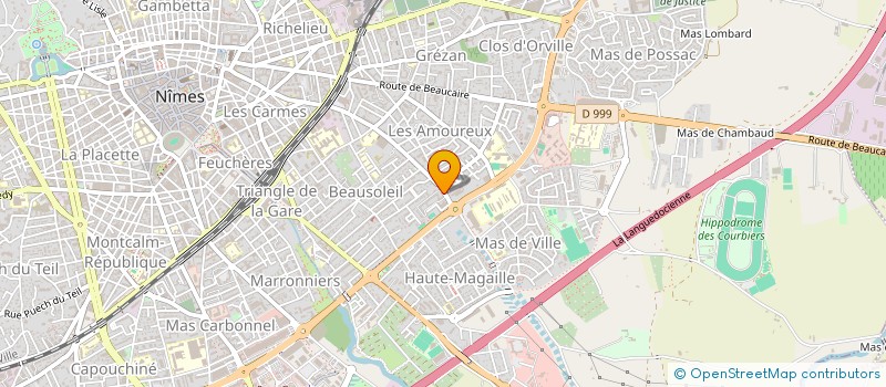 localisation de l'entreprise DS  NIMES