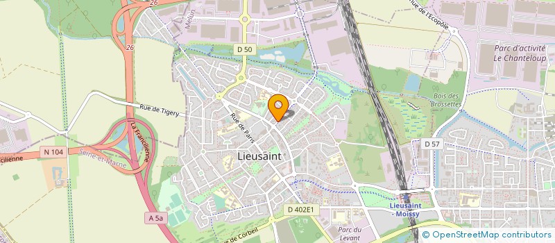 localisation de l'entreprise DS ADVENTURE  CHANTELOUP-EN-BRIE