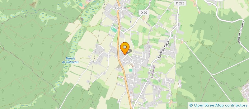 localisation de l'entreprise DS AGENCEMENT EXTERIEUR  LOISIN