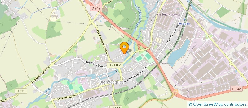 localisation de l'entreprise DS AGENCY  BLENDECQUES