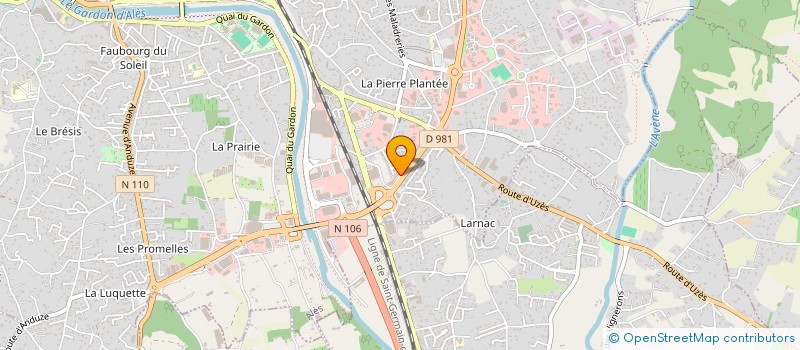 localisation de l'entreprise DS ALES à ALES