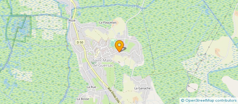localisation de l'entreprise DS AMENAGEMENTS à SAINT-MALO-DE-GUERSAC