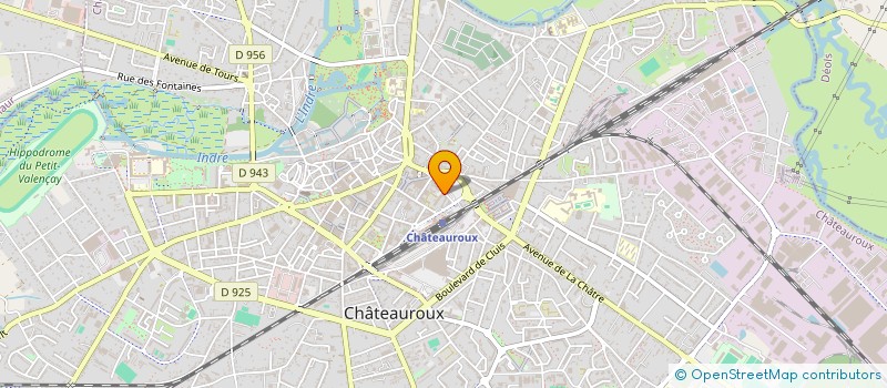 localisation de l'entreprise DS ARCHITECTURE à CHATEAUROUX