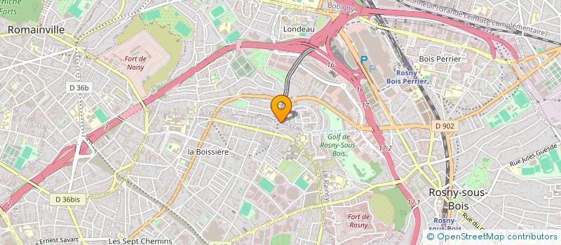 localisation de l'entreprise DS ARCHITECTURE SARL à MONTREUIL
