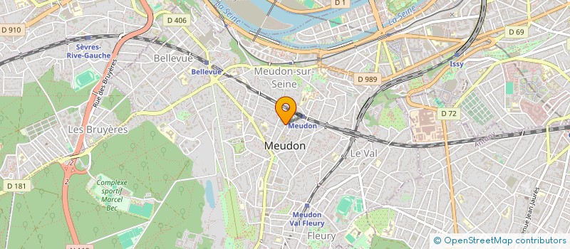 localisation de l'entreprise DS AUTO  MEUDON