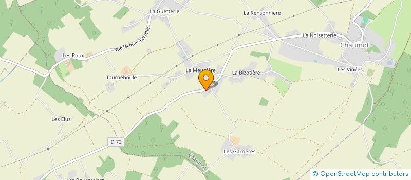localisation de l'entreprise DS AUTOMOBILES à CHAUMOT