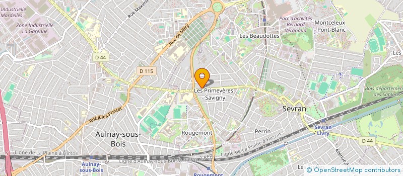 localisation de l'entreprise DS AUTOS à SEVRAN