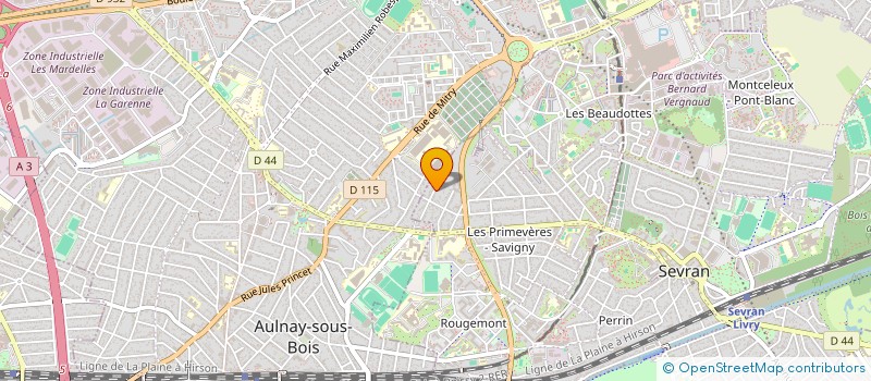 localisation de l'entreprise DS AUTOS à SEVRAN