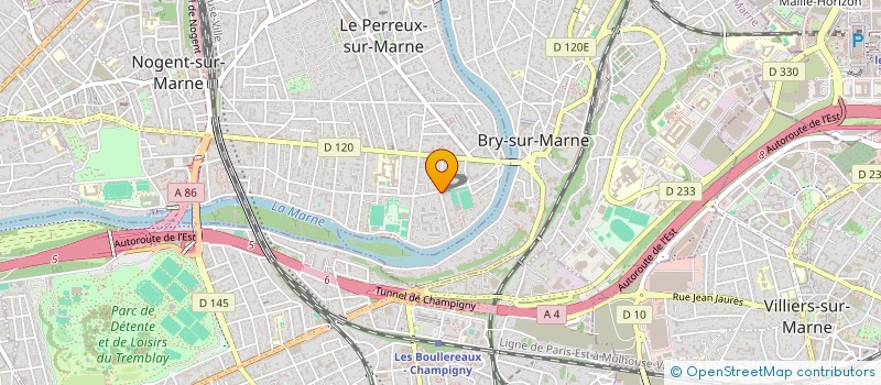 localisation de l'entreprise DS BAT à LE PERREUX SUR MARNE