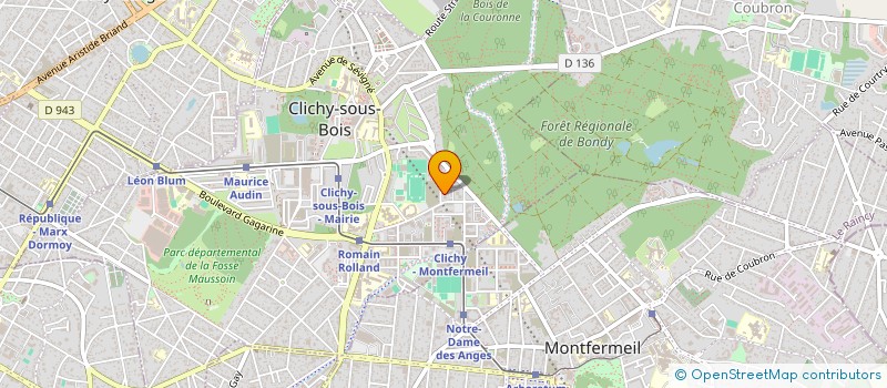 localisation de l'entreprise DS BATIMENT  CLICHY SOUS BOIS