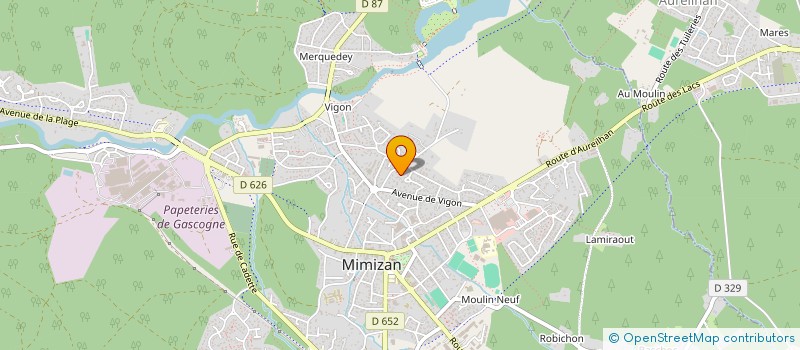 localisation de l'entreprise DS BATIMENT à MIMIZAN