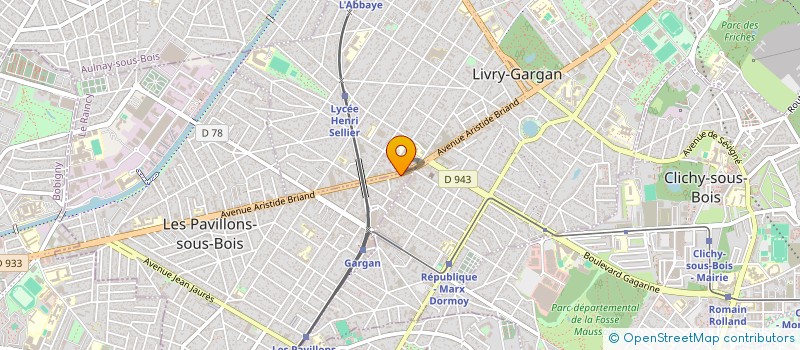 localisation de l'entreprise DS BATIMENT à LES PAVILLONS-SOUS-BOIS