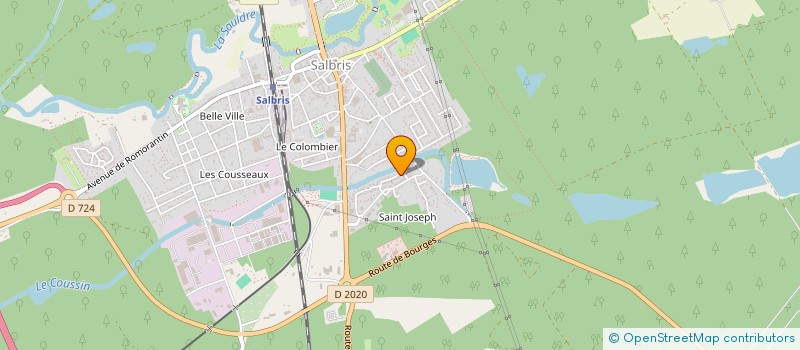 localisation de l'entreprise DS BOIS  SALBRIS