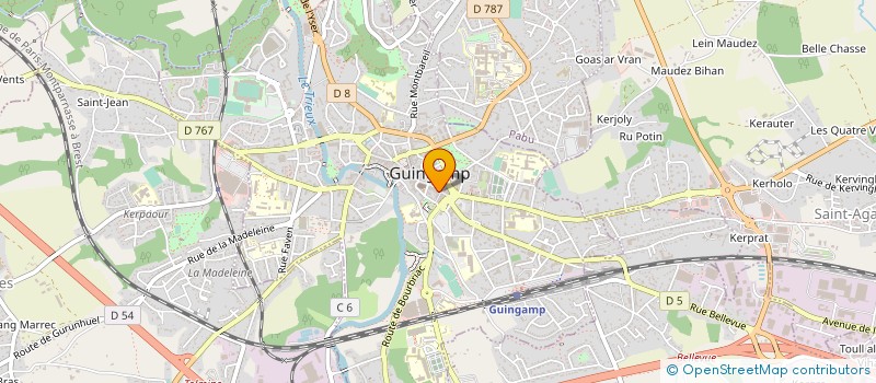 localisation de l'entreprise DS BOULMOT à GUINGAMP