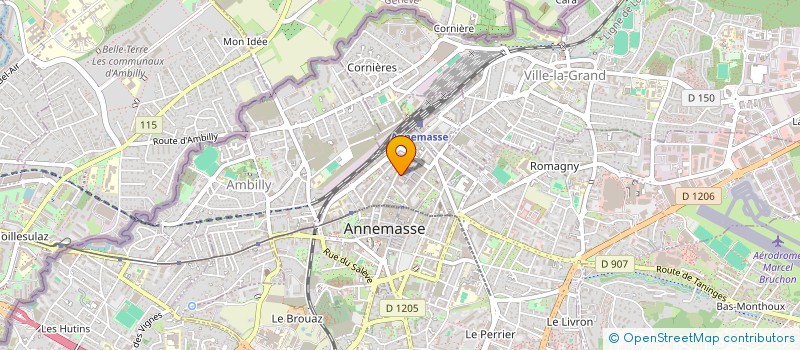 localisation de l'entreprise DS BURGER  ANNEMASSE