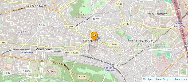 localisation de l'entreprise DS C21 GESTION à FONTENAY-SOUS-BOIS