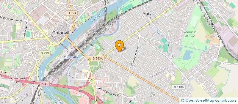 localisation de l'entreprise DS.CAR  YUTZ