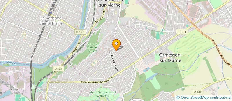 localisation de l'entreprise DS CAR  ORMESSON-SUR-MARNE