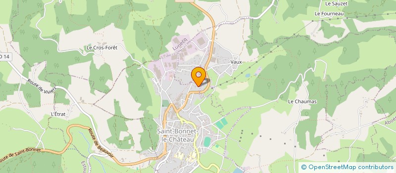 localisation de l'entreprise DS CARRELAGE  BONSON