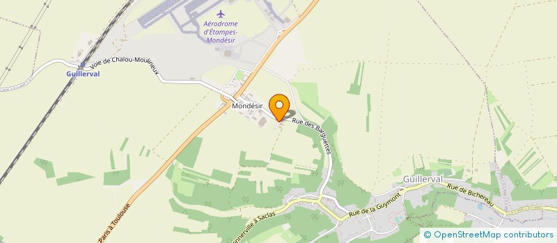 localisation de l'entreprise DS CARRELAGES à GUILLERVAL